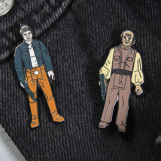 Odznak Star Wars - Han Solo & Lobot (Pin Kings)