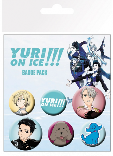 Odznaky Yuri on Ice - Mix