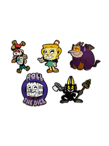 Sada odznaků Cuphead - Cuphead Pin Set (Youtooz)