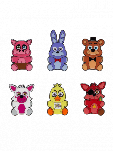 Sada odznaků Five Nights At Freddy's - Characters (Funko) (náhodný výběr)