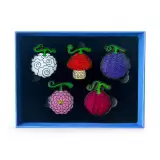 Sada odznaků One Piece - Devil Fruit Pin Set (Youtooz) - Anime