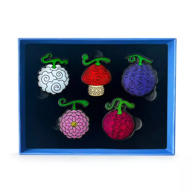 Sada odznaků One Piece - Devil Fruit Pin Set (Youtooz) - Anime