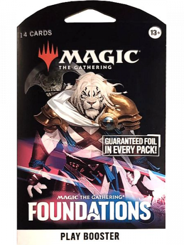 Karetní hra Magic: The Gathering Foundations - Sleeved Play Booster (14 karet)