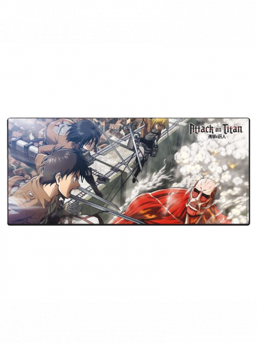 Podložka pod myš Attack on Titan - Eren vs Colossal Titan