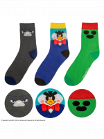 Ponožky Brawl Stars - Spike, Crow & Mr. P (3 kusy)