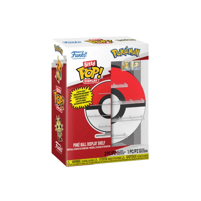 Display na figurky Funko Bitty POP! - Poké Ball (+ 2 figurky)
