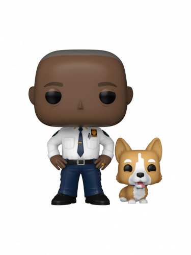 Figurka Brooklyn Nine-Nine - Captain Raymond Holt and Cheddar (Funko POP! Television 1626)