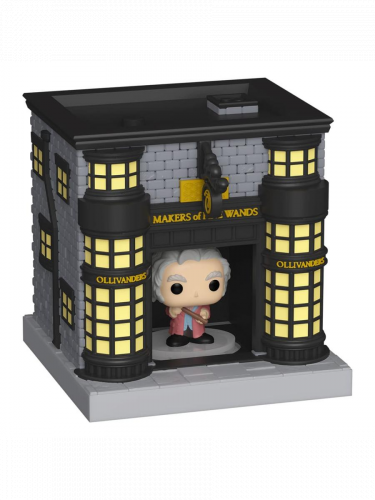 Figurka Harry Potter - Garrick Ollivander and Ollivanders Wand Shop (Funko Bitty POP! Town)