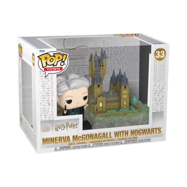 Figurka Harry Potter - Minerva McGonagall with Hogwarts (Funko POP! Town 33)