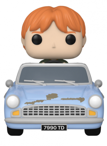 Figurka Harry Potter - Ron Weasley with Flying Car (Funko POP! Rides 112) (poškozený obal)