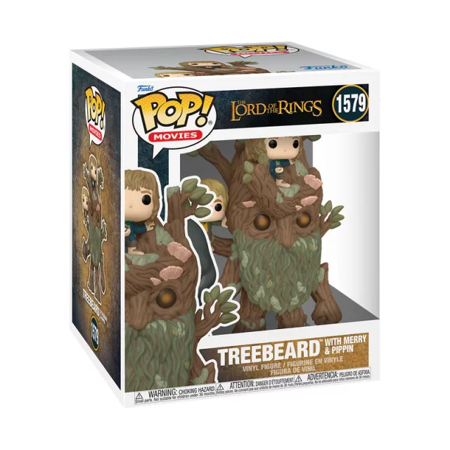 Figurka Lord of the Rings - Treebeard With Merry & Pipin (Super Sized POP! Movies 1579)