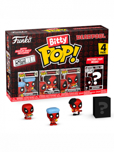 Figurka Marvel - Deadpool Bathtime 4-pack (Funko Bitty POP)