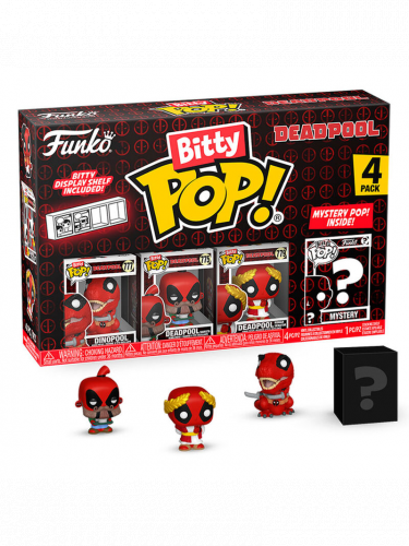 Figurka Marvel - Deadpool Dinopool 4-pack (Funko Bitty POP)