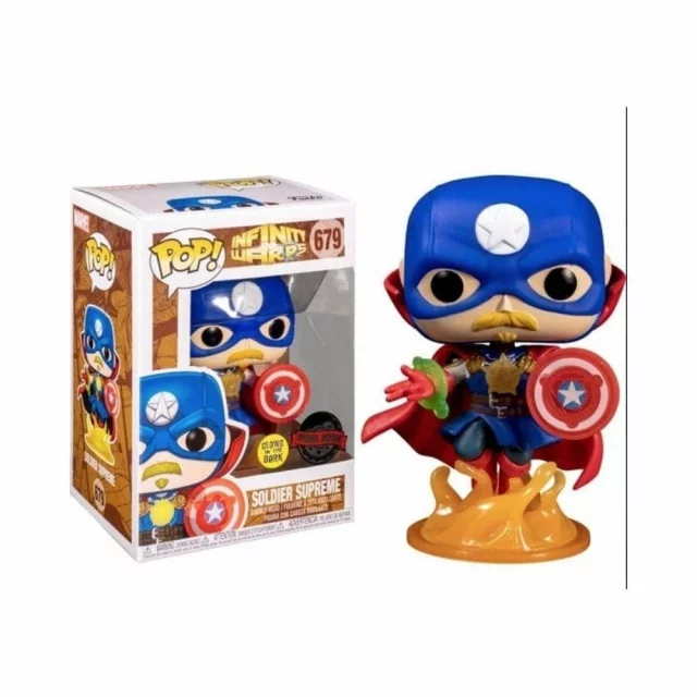 Figurka Marvel: Infinity Warps - Soldier Supreme Glow in the Dark (Funko POP! Marvel 679)