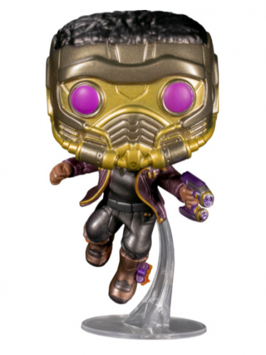 Figurka Marvel: What If...? - T'Challa Star-Lord Metallic (Funko POP! Marvel 871)