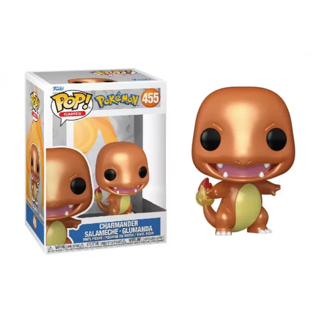 Figurka Pokémon - Charmander Metalic Edition (Summer Convention Exclusive) (Funko POP! Games 455)