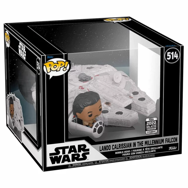 Figurka Star Wars - Lando Calrissian in the Millenium Falcon (Funko POP! Star Wars 514) (poškozený obal)