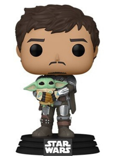 Figurka Star Wars: The Mandalorian - Mando holding Grogu (Funko POP! Star Wars 461)