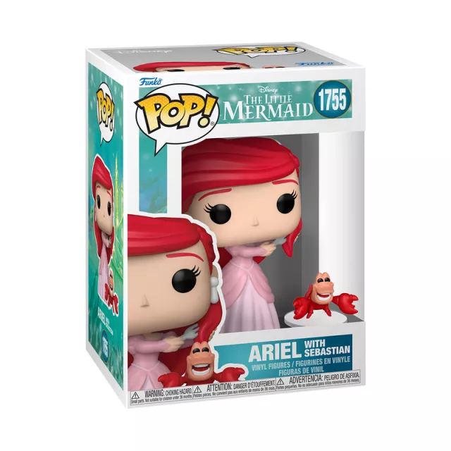 Figurka The Little Mermaid - Ariel with Sebastian (Funko POP! Disney 1755) - Disney pohádky