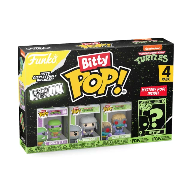 Figurka Želvy Ninja - Donatello 4-pack (Funko Bitty POP)