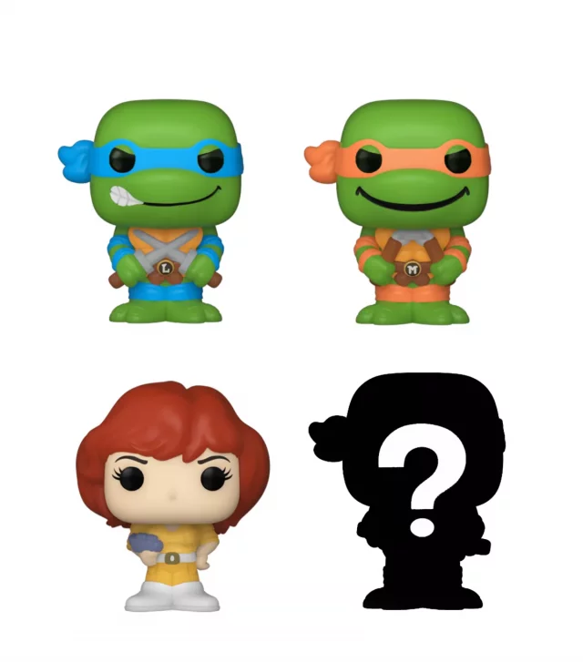 Figurka Želvy Ninja - Leonardo 4-pack (Funko Bitty POP)