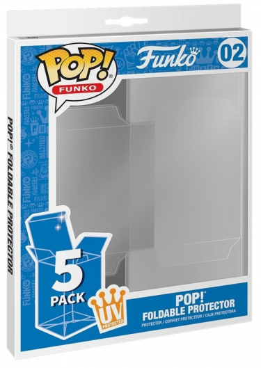 Ochranný obal na figurky Funko POP! - Protector 5 Pack Foldable (měkký) (5ks)