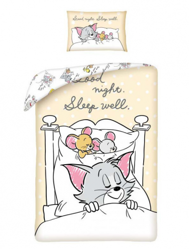 Povlečení dětské Tom and Jerry - Good Night
