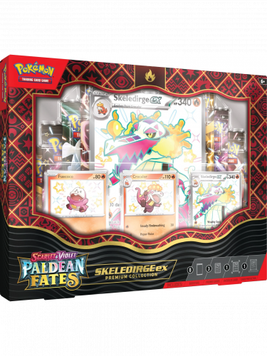 Karetní hra Pokémon TCG: Scarlet & Violet Paldean Fates - Premium Collection: Skeledirge ex