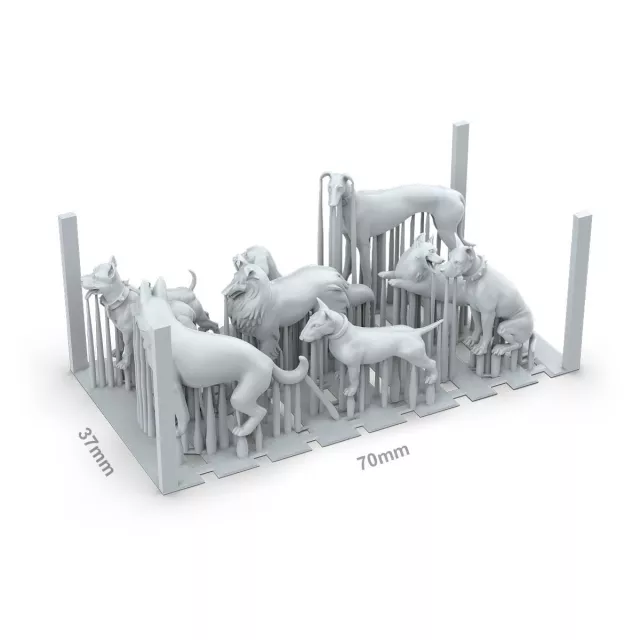 Modelářský doplněk AK Basing Bits - Psi - AK-Interactive