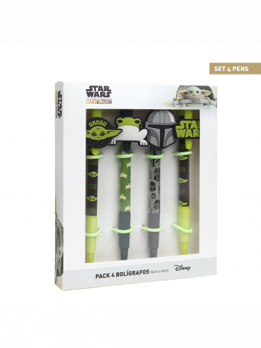 Propiska Star Wars: The Mandalorian - 4-pack Grogu