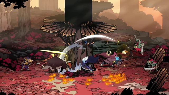 side-scrolling beat 'em up