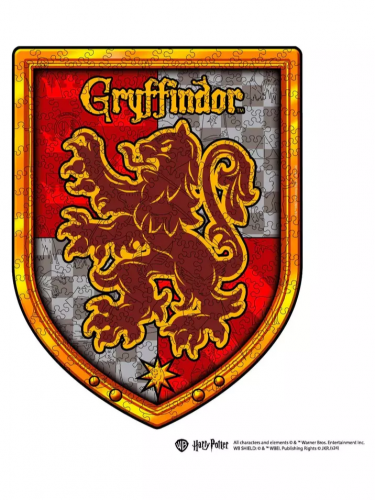 Puzzle Harry Potter - Gryffindor Crest (dřevěné)