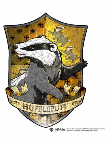 Puzzle Harry Potter - Hufflepuff Crest (dřevěné)