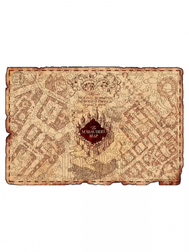 Puzzle Harry Potter - Marauder’s Map (dřevěné)