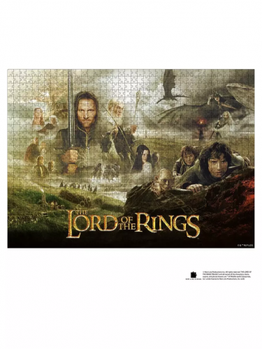 Puzzle Lord of the Rings - Heroes of Middle-Earth (dřevěné)