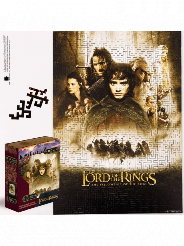 Puzzle Lord of the Rings - The Fellowship of the Ring (dřevěné)