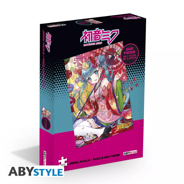 Puzzle Vocaloid - Hatsune Miku (Sakura Kimono) - Anime