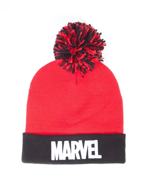 Čepice se šálou Marvel - Logo