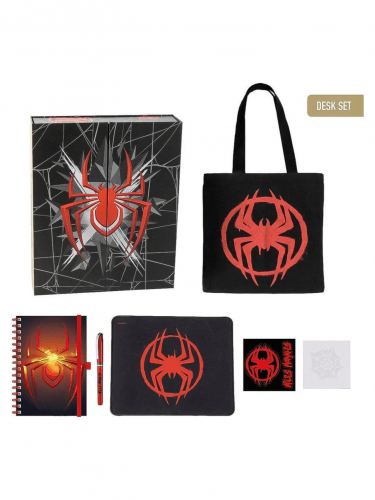 Dárková sada Marvel - Spider-Man (taška, zápisník, podložka pod myš, notes, samolepky)
