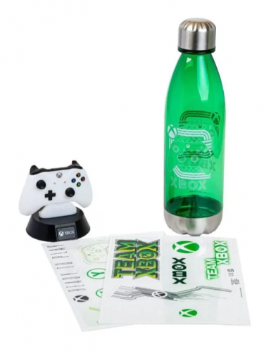 Dárkový set Xbox - Xbox Icon Light (lampička, láhev, samolepky)
