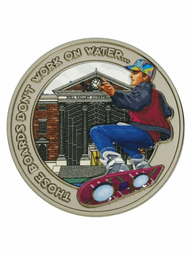 Sběratelská mince Back to the Future - Hoverboard Coin