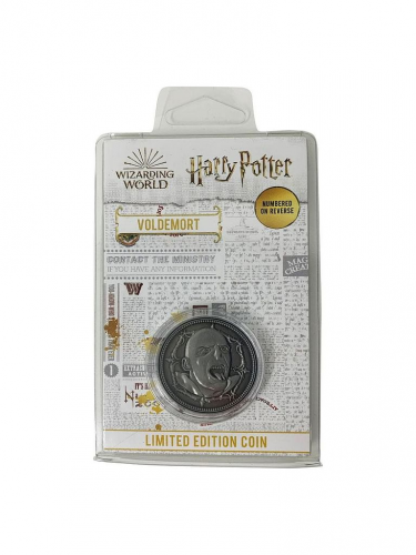 Sběratelská mince Harry Potter - Voldemort