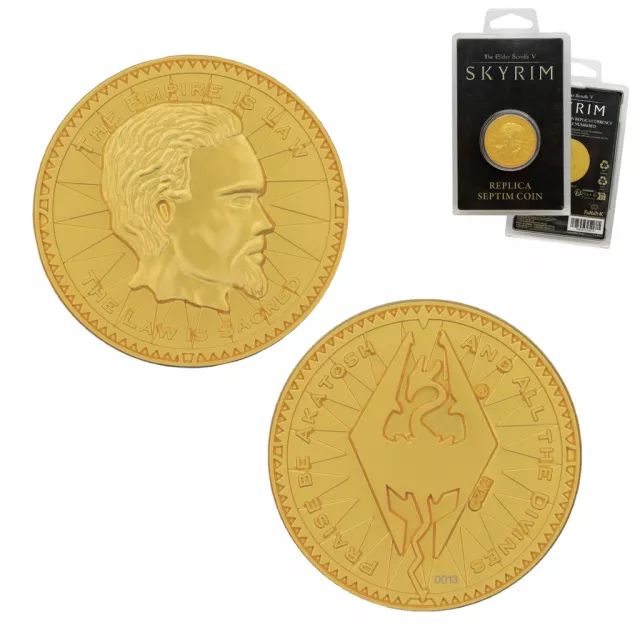 Sběratelská mince The Elder Scrolls V: Skyrim - Septim Coin - Replika