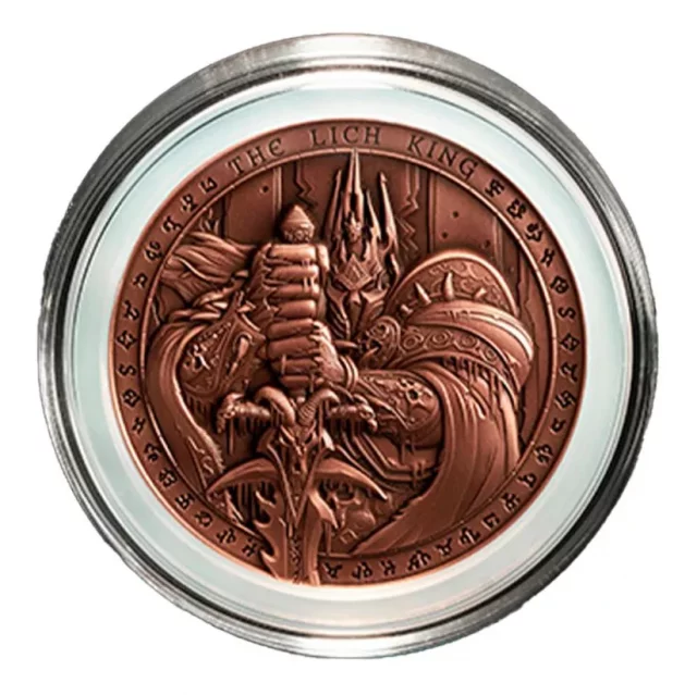 Sběratelská mince World of Warcraft - The Lich King Commemorative Bronze Medal