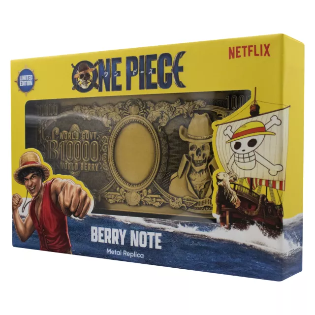 Sběratelská plaketka One Piece - Berry Note Limited Edition - ingot