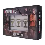Sběratelská replika Resident Evil 4 - Level 3 Keycard Limited Edition - plaketka