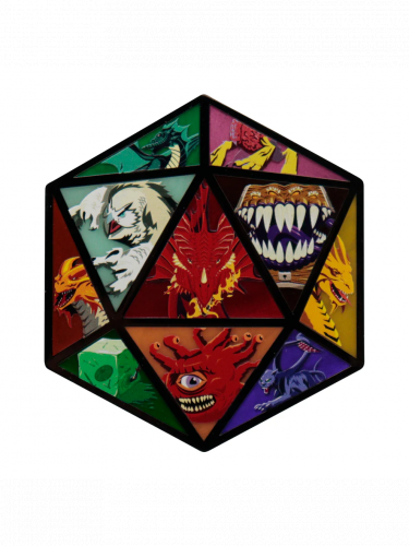 Sběratelský medailon Dungeons & Dragons - D20