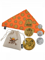 Dárkový set One Piece - Nami's Bandana & Berry Coins (šátek a mince)