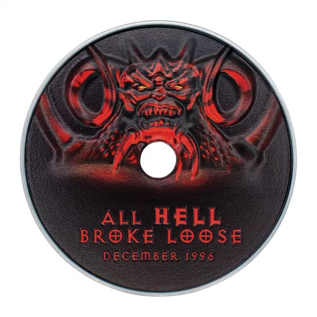Kovová replika CD-ROM Diablo - All Hell Broke Loose (30th Anniversary) - Kusově limitováno