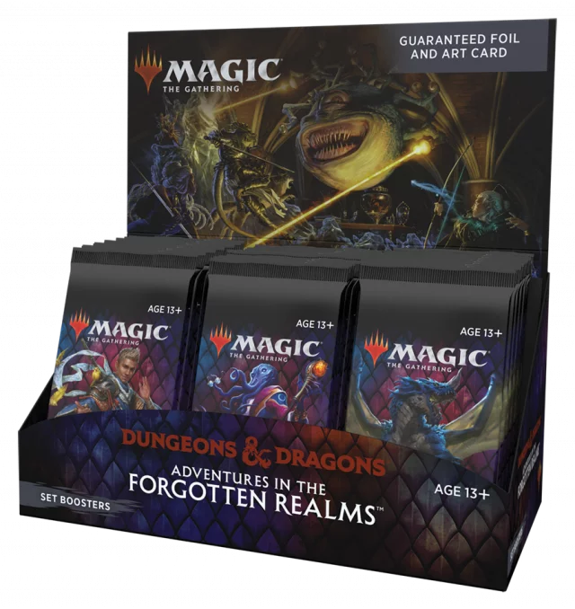 Karetní hra Magic: The Gathering Dungeons and Dragons: Adventures in the Forgotten Realms - Set Booster (12 karet)